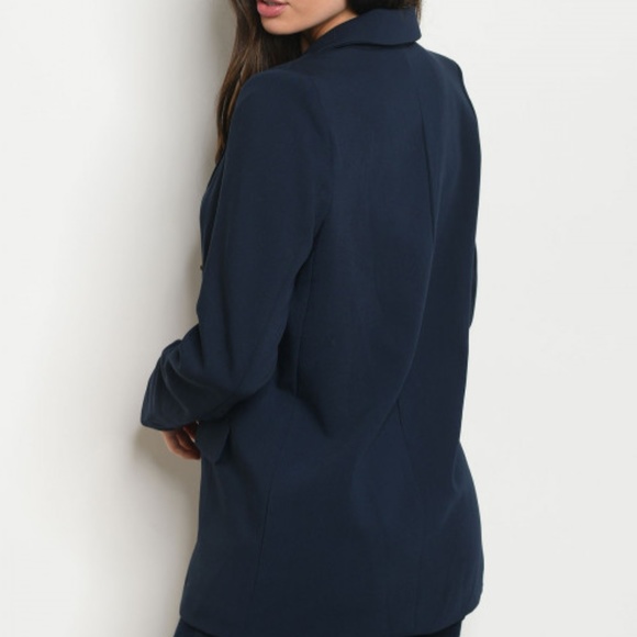 NAVY BLAZER JACKET - Picture 3 of 12